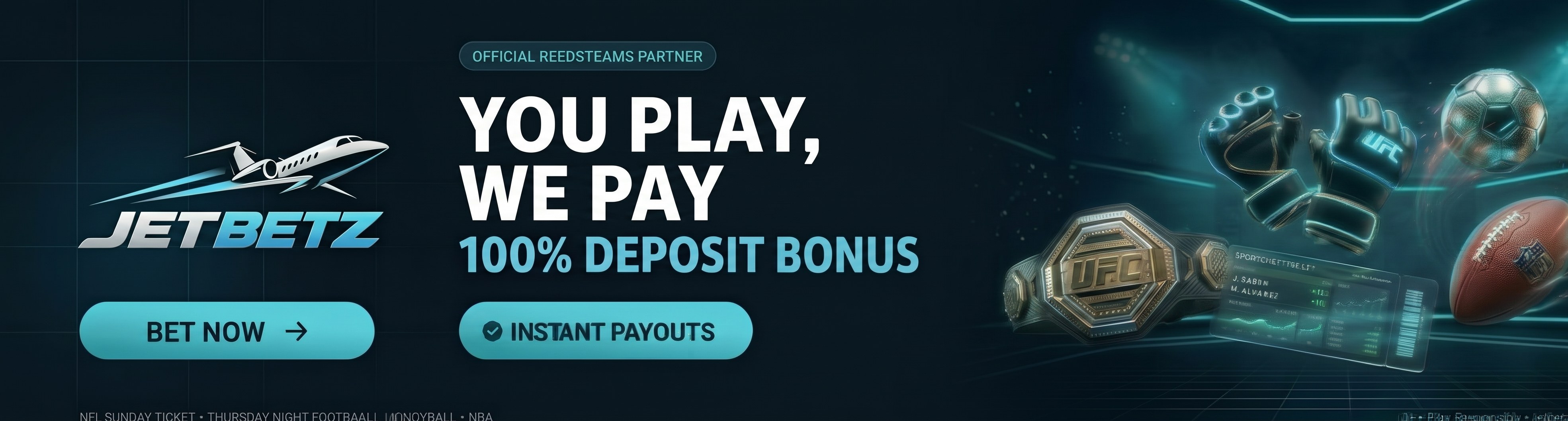 JetBetz - Bet Live On Sports with Crypto. Official Partner.